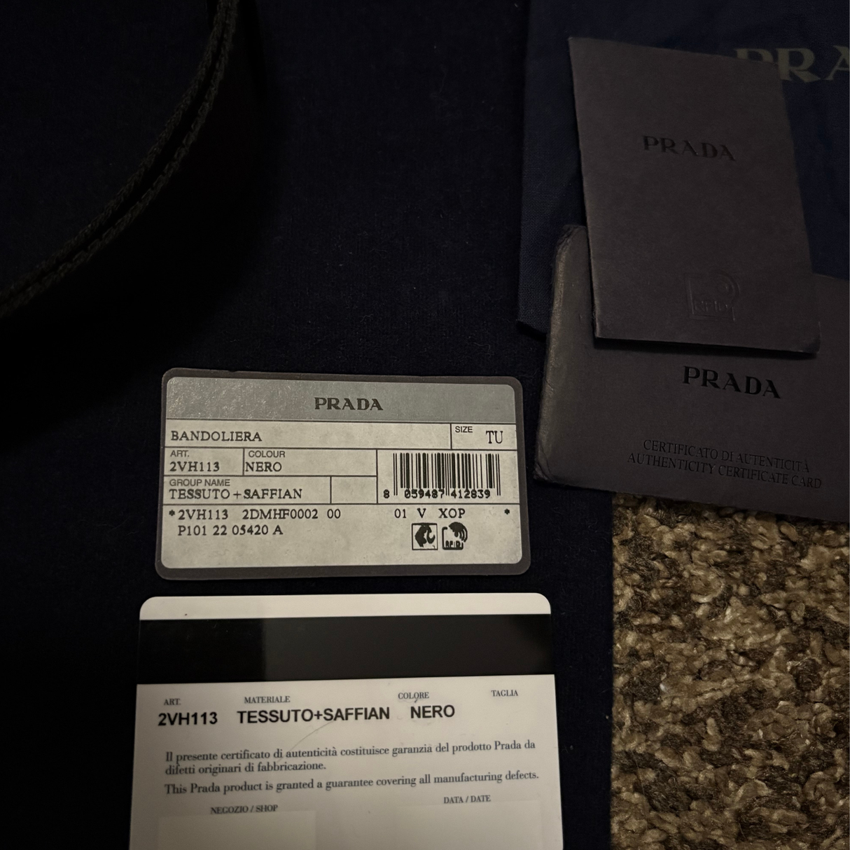 Prada Re-Nylon & Saffiano Leather Shoulder Bag