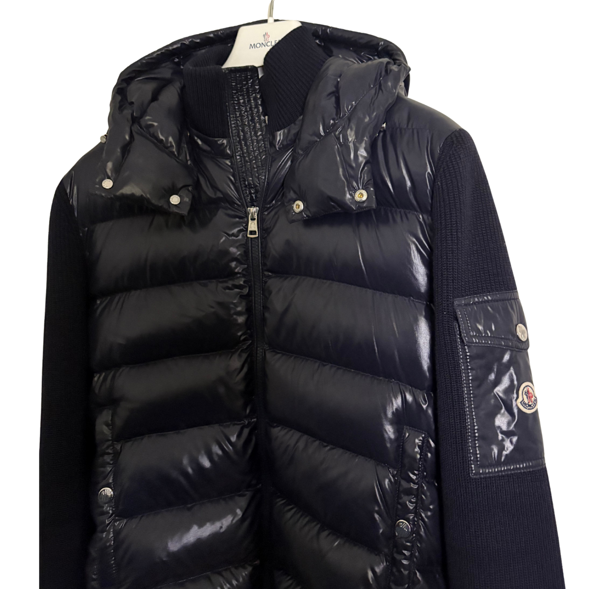 Moncler Hooded Cardigan / L