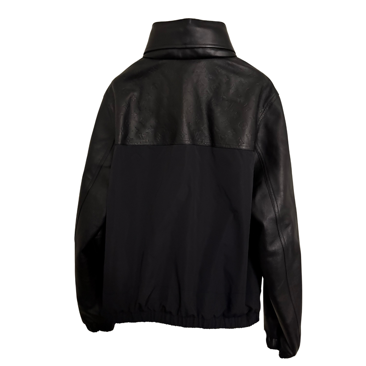 Louis Vuitton Mix Leather Windbreaker / 48