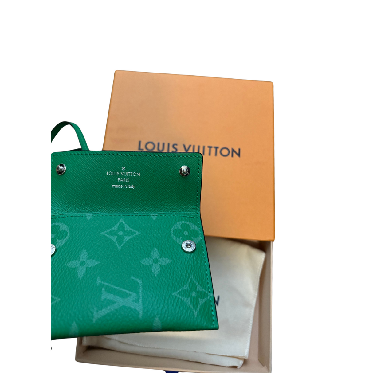 Louis Vuitton Card Holder Necklace Monogram Canvas