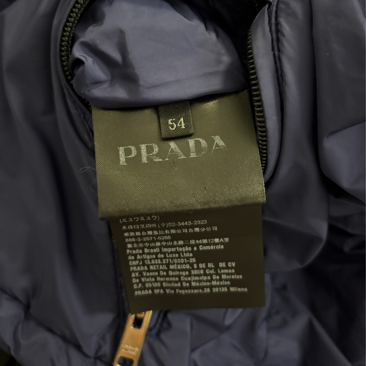 Prada Padded Windbreaker / 54