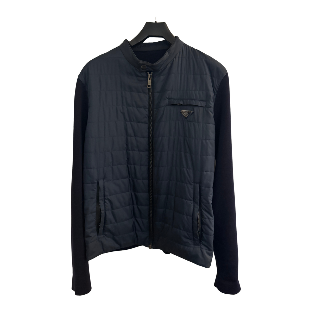 Prada Front Logo Cardigan / 52