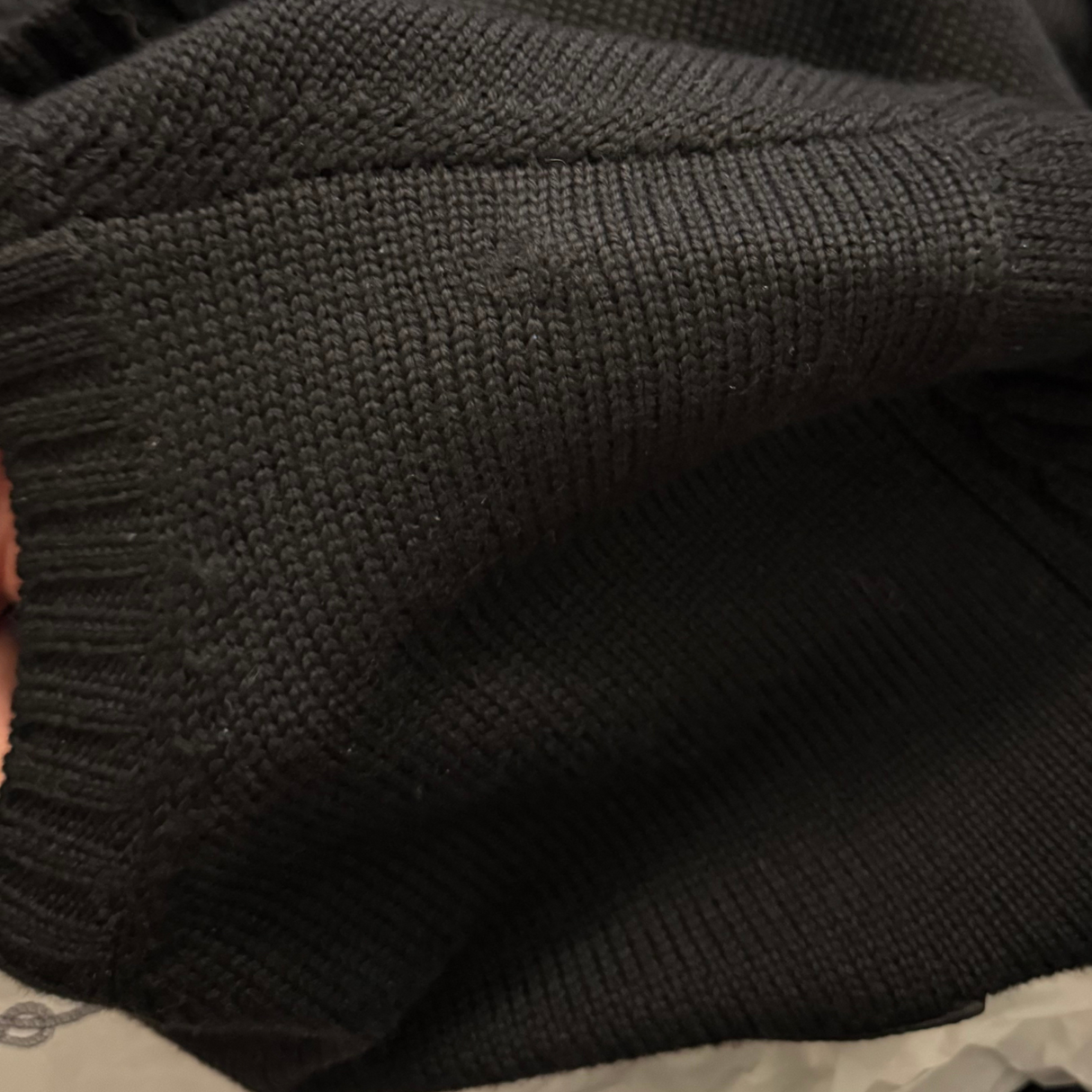 Prada Crewneck Wool Pocket-Detail