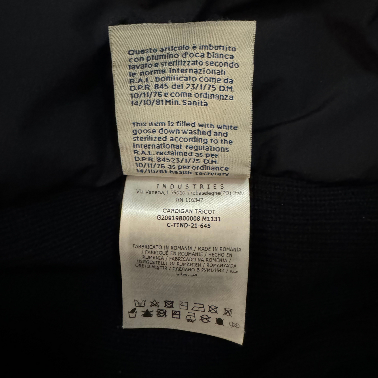 Moncler Wool Cardigan / XXL