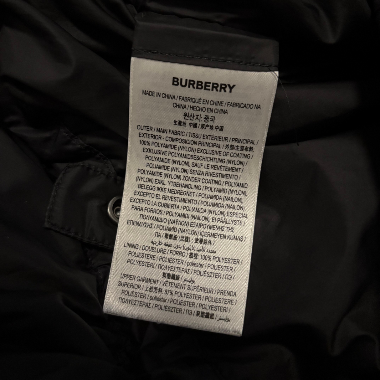 Burberry Long Coat / M