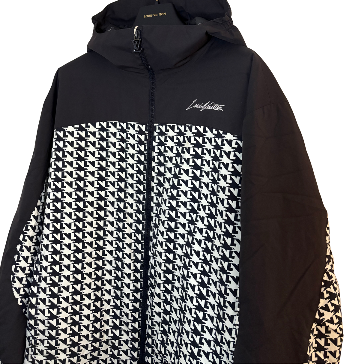Louis Vuitton Bicolor Padded Windbreaker / 48