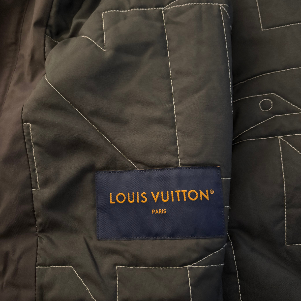 Louis Vuitton Bicolor Padded Windbreaker / 48