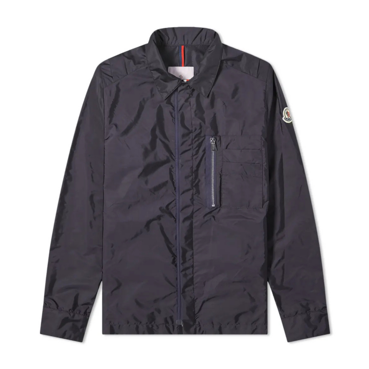 Moncler See Nylon Logo Zip Overshirt / 4