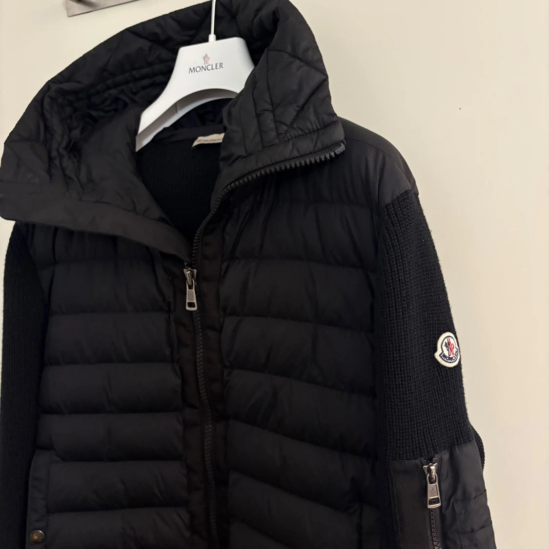 Moncler Down Tricot Cardigan / Large