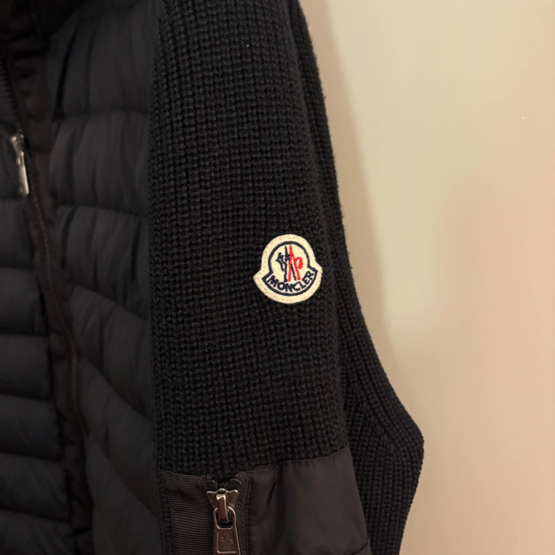 Moncler Down Tricot Cardigan / Large