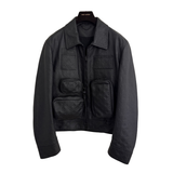 Louis Vuitton Embossed Utility Jacket / 48