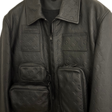 Louis Vuitton Embossed Utility Jacket / 48