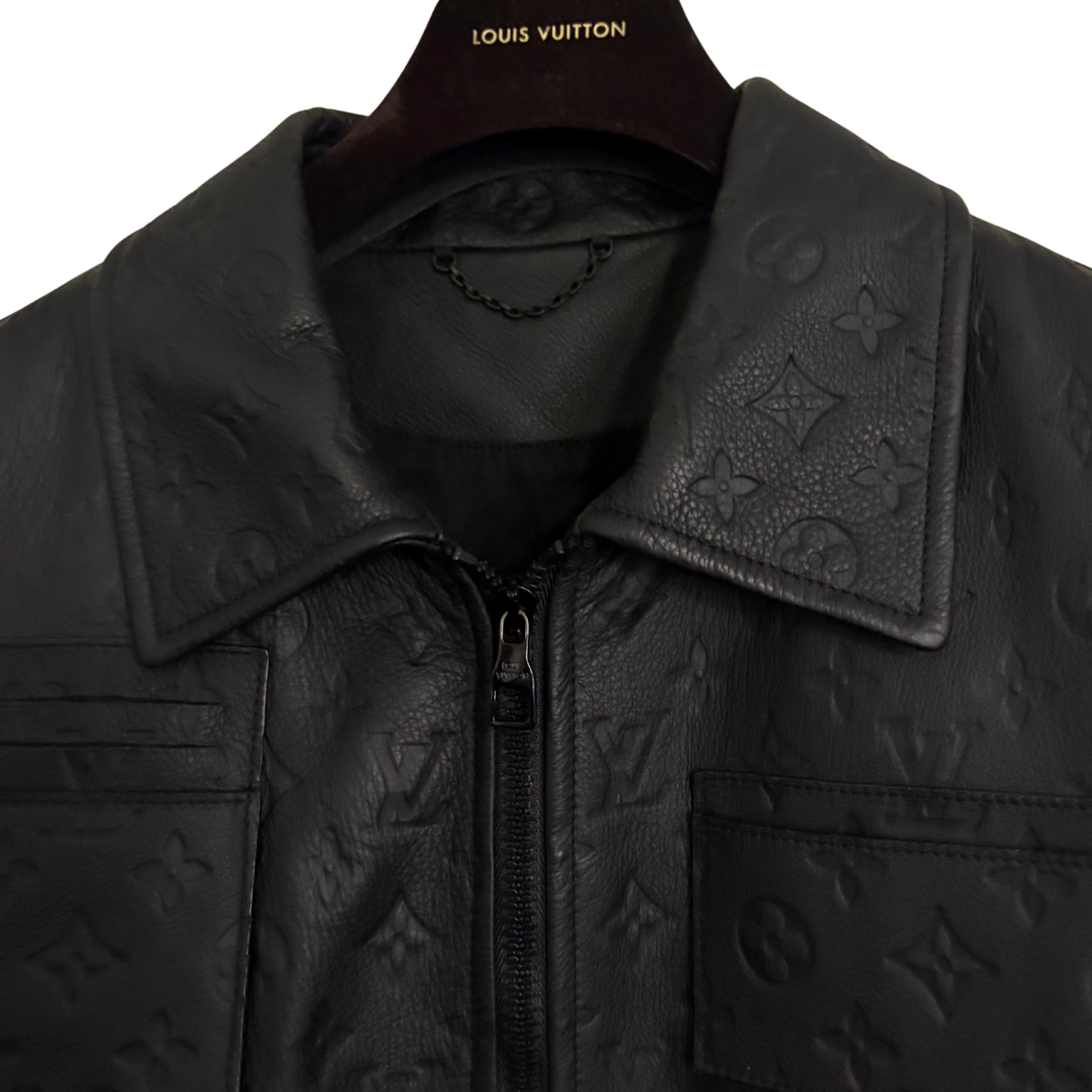 Louis Vuitton Embossed Utility Jacket / 48