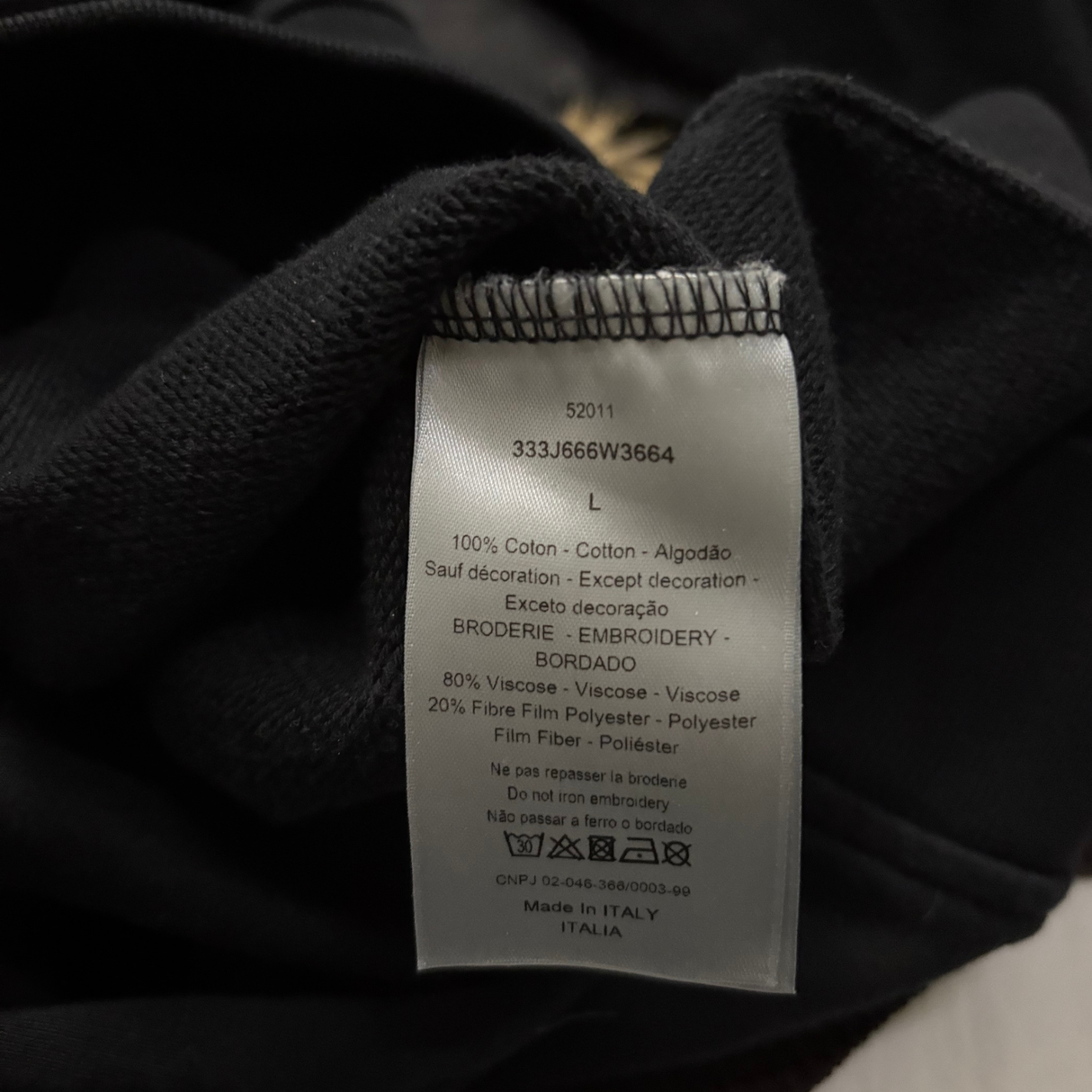 Dior Logo Sweatshirt / L