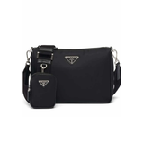 Prada Re-Nylon & Saffiano Leather Shoulder Bag