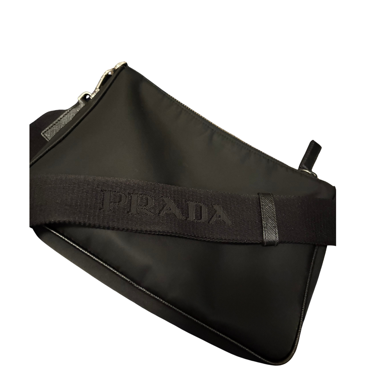 Prada Re-Nylon & Saffiano Leather Shoulder Bag