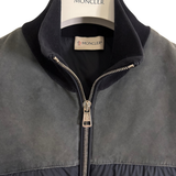 Moncler Suede Cardigan / M
