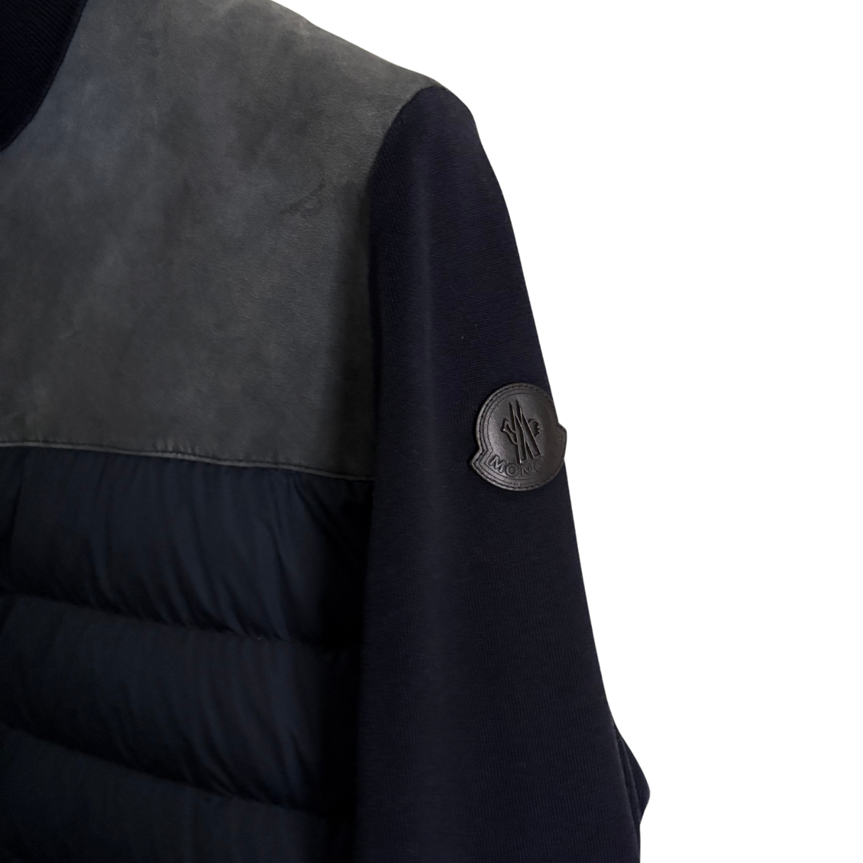 Moncler Suede Cardigan / M