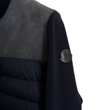 Moncler Suede Cardigan / M