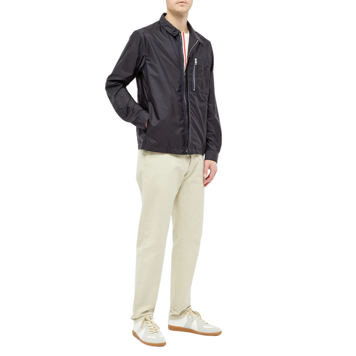 Moncler See Nylon Logo Zip Overshirt / 4