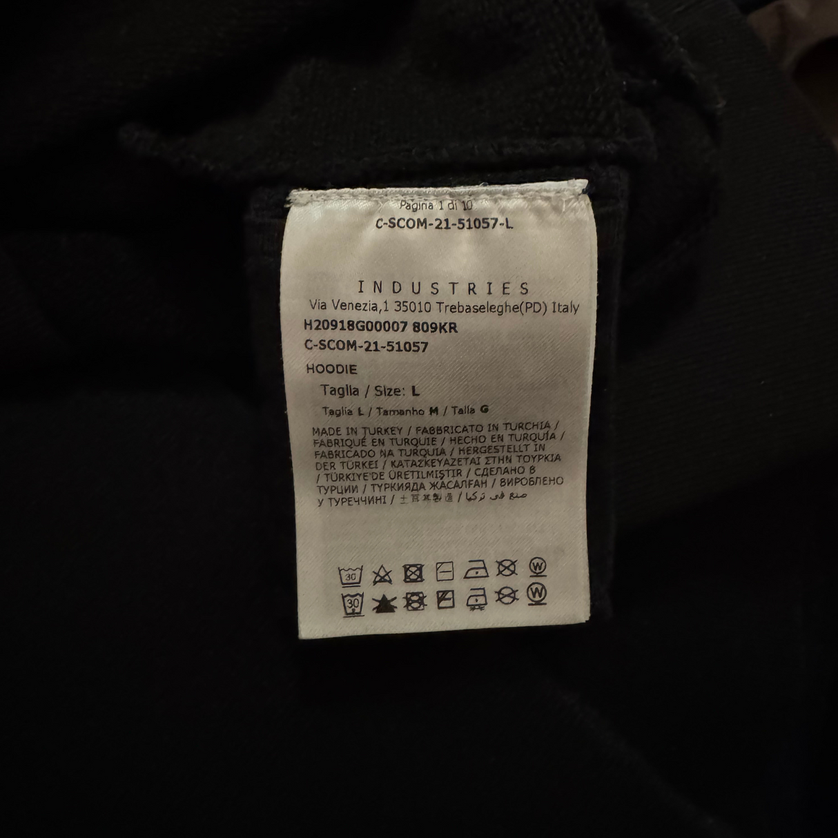 Moncler Logo Hoodie / Large