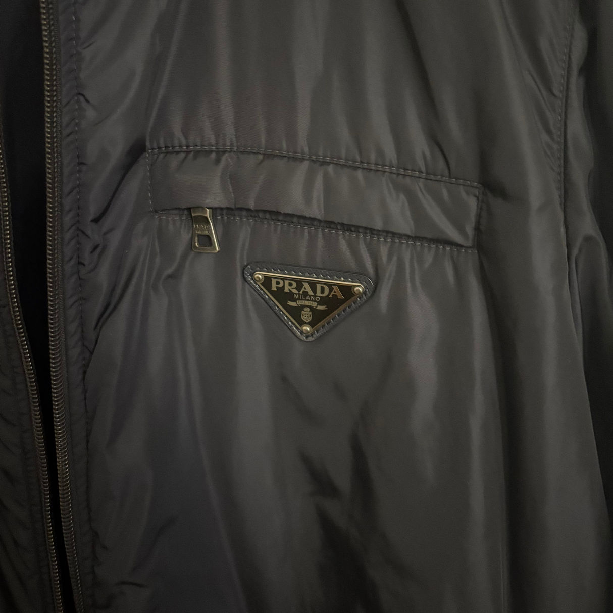 Prada Hooded Windbreaker / L