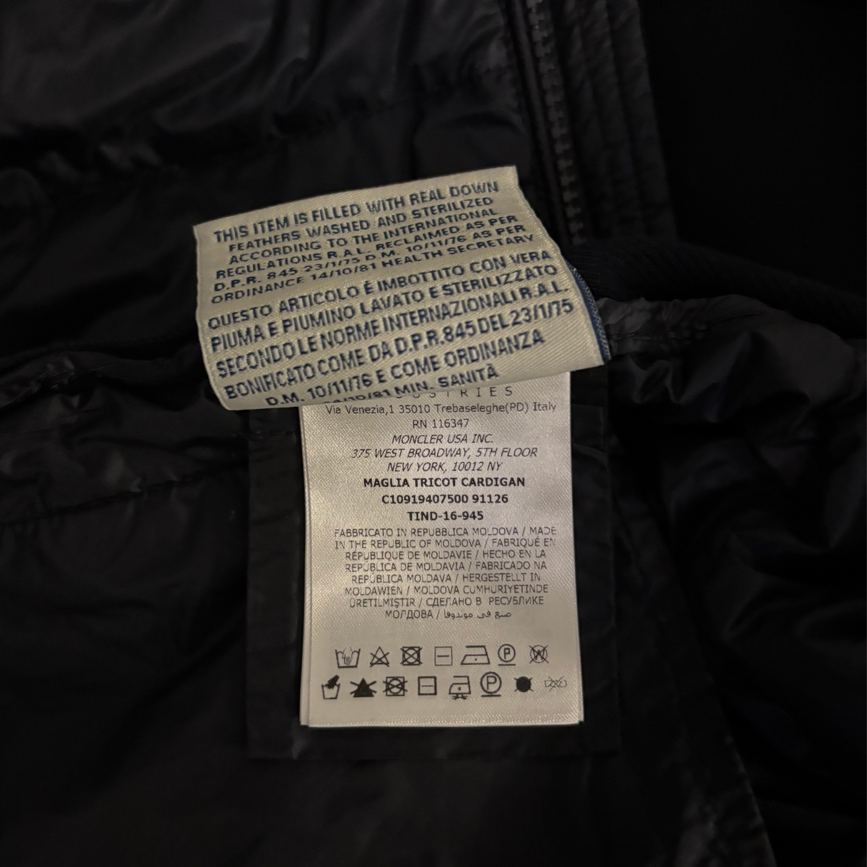 Moncler Hooded Cardigan / M