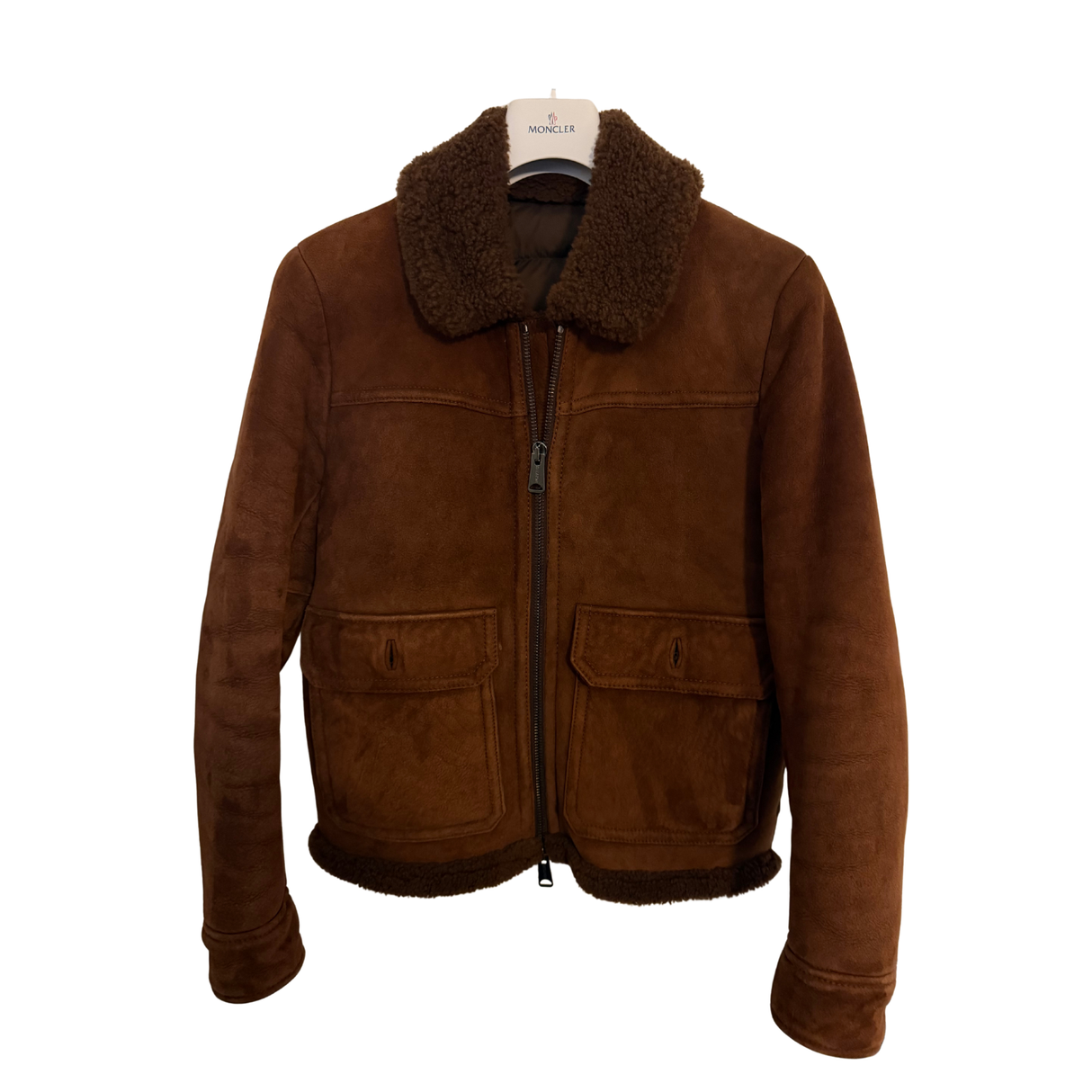Moncler Dorian Suede Jacket / 1