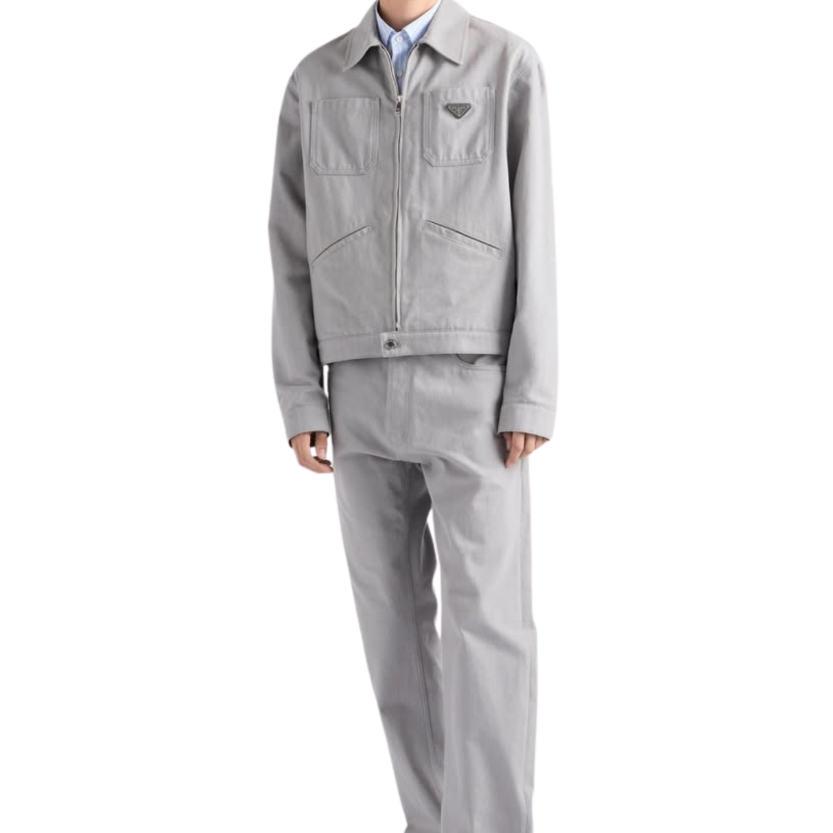 Prada Denim Blouson Jacket / L