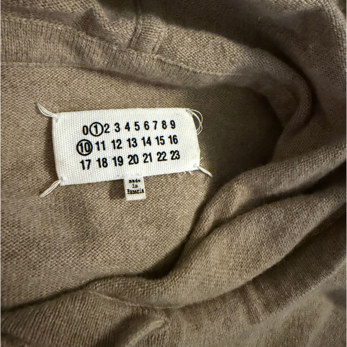 Maison Margiela Cashmere Blend Hoodie / M