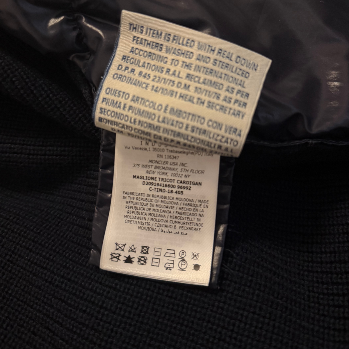 Moncler Tri Color Cardigan / XL