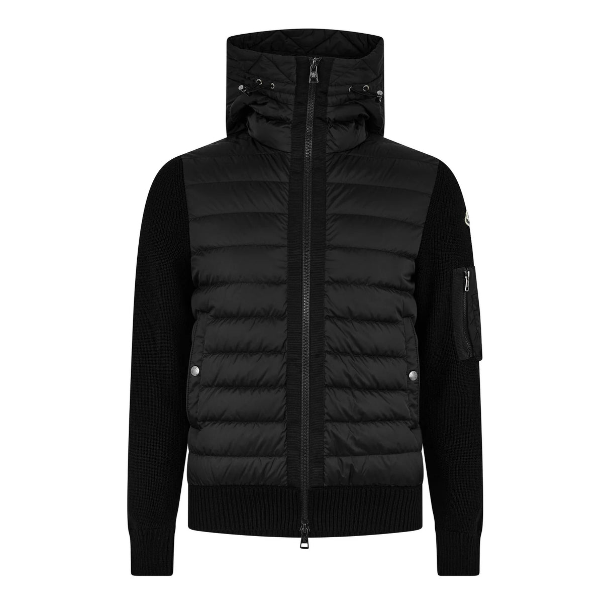 Moncler Down Hooded Cardigan / M